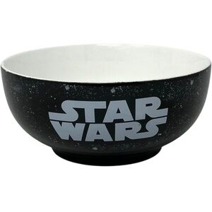 Star Wars Black & White Villain Collage Jumbo 27 oz Ceramic Bowl Silver Buffalo